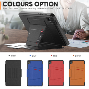 Nouvelle Housse de Protection Intelligente en Cuir pour Tablette <span class=keywords><strong>Samsung</strong></span> <span class=keywords><strong>Galaxy</strong></span> <span class=keywords><strong>Tab</strong></span> A7 Lite <span class=keywords><strong>A8</strong></span> 8.7 Pouces T290 T220 T225 avec Support Intégré - Product Image 5