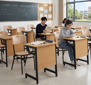 Bureau et chaise durables pour l'école aux Philippines, mobilier scolaire, bureau de classe pour les élèves du primaire/secondaire, ensemble table et chaise - Product Image 3