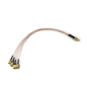 สายเคเบิลชนิด Y RG316 Rg178 SMA ตัวเมียกับ TS9 CRC9 u.fl SMA ตัวผู้สายอะแดปเตอร์เสาอากาศขนาด50โอห์ม - Product Image 2