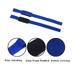 Fitness Unisex Personalizado Gimnasio Levantamiento Correas Antideslizantes Levantamiento de pesas Muñequeras - Product Image 5