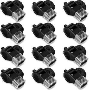 Plastik-Sportpfeife mit Umhängeband für Schiedsrichter Trainer Fußballspiele Anfeuern Party Werbung - Product Image 5