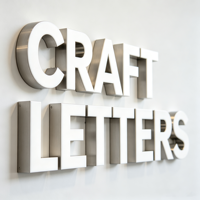 Lettres métalliques 3D découpées au laser CNC, électroplaquées, de précision, multicolores, sur mesure, pour enseigne murale haut de gamme