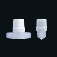 Bouchon à vis en plastique PE de 9,6 mm avec bec verseur, anti-fuite et inviolable, pour sachets de sauce tomate, salades et contenants de nourriture liquide