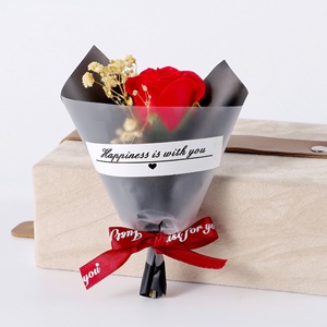 Confezione Regalo di Fiori Secchi di Ginseng in Miniatura, <span class=keywords><strong>Rose</strong></span> Conservate e Fiori Immortali per Natale e Matrimoni - Product Image 3
