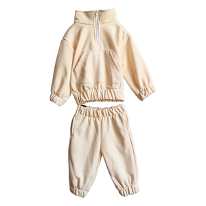 Haute qualité unisexe enfants 2 pièces ensembles de sweats à capuche vêtements pour bébés ensemble de sport ensemble de <span class=keywords><strong>jogging</strong></span> pour enfants - Product Image 5
