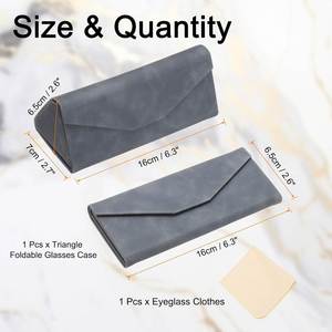 Wholesale Factory Free Customized Logo Iron Recycled Materials Oversize Folding Myopia <b>Sunglasses</b> <b>Foldable</b> Eye Wear Box Glasses - Product Image 2