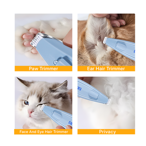 מכונת תספורת חשמלית שקטה לחיות מחמד LILIPRO PT203L, מספריים לטיפוח כפות רגליים לכלבים וחתולים, ערכה אלחוטית עם תאורת LED - Product Image 5