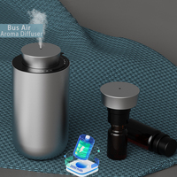 Diffuseur de parfum pour voiture en alliage d'aluminium 10 ml, pour véhicules de loisirs, moderne, à batterie, pour huiles essentielles naturelles