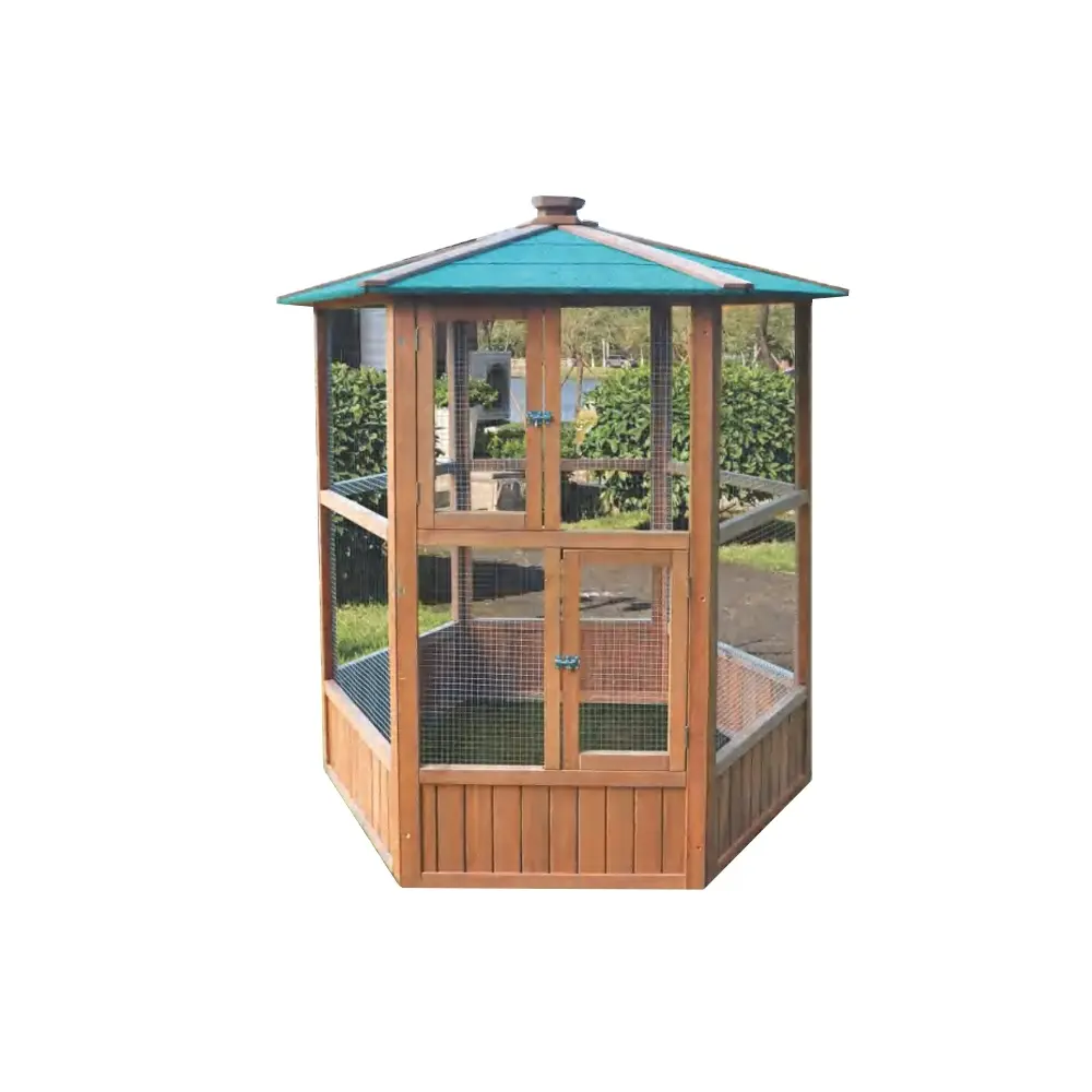 Outdoor Bird Aviary Wooden Large Bird Cage for Sale