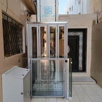 Mini-ascenseur domestique intelligent avec entraînement hydraulique et télécommande électrique, hauteur de levage de 3 m pour une utilisation en maison intelligente