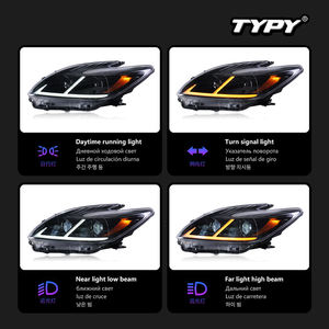 Conjunto de Faros Delanteros LED TYPY de 12V para Prius 2012, Incluye Luces de Circulación Diurna y Señales de Giro Secuenciales - Product Image 5