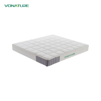 Matelas orthopédique britannique haut de gamme à ressorts ensachés, hypoallergénique, s'adapte aux formes du corps, flexible, pour hôtels et chambres à coucher