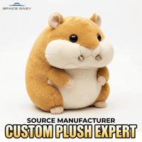 Juguete de Peluche de Hámster Gordo Personalizado OEM ODM, Muñeco de Peluche Kawaii, Venta al por Mayor, Diseño, Muestras, Producción en Masa, Proveedor Certificado