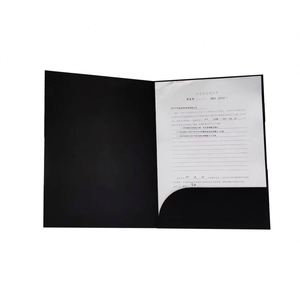Custom Office Document Presentation Pocket <b>Folder</b> Paper File Cardboard Logo Digital Printed - Product Image 2