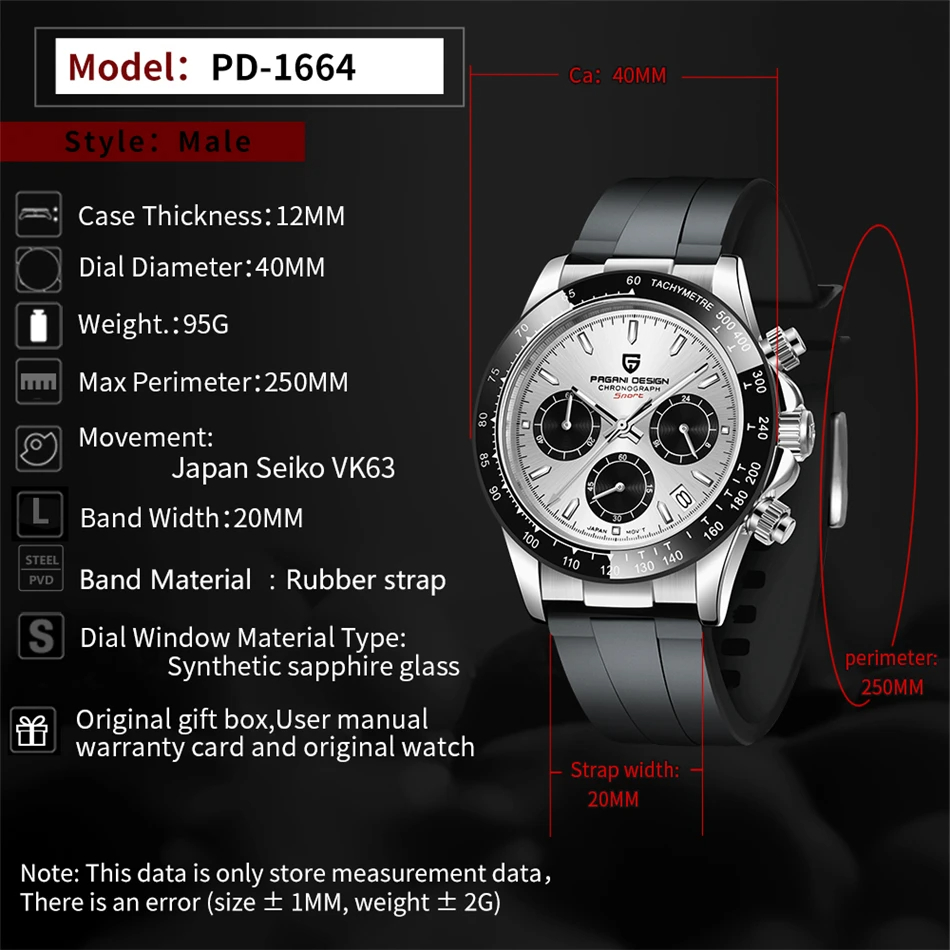 japan movt 2316 watch for men