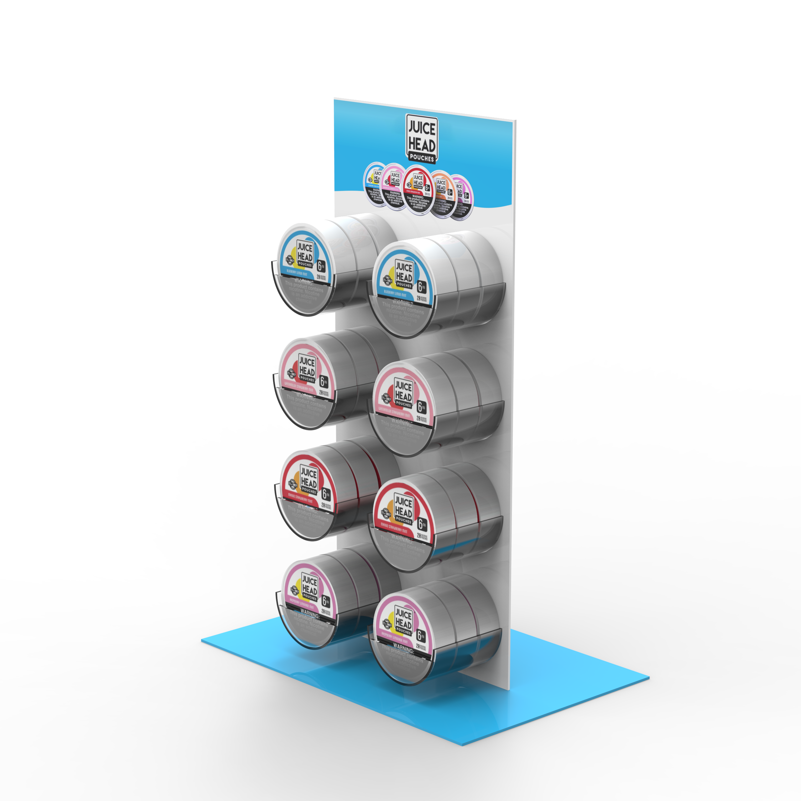Apache Factory Customizable Acrylic Countertop Smoking Display Racks for Shopping Malls — view 1