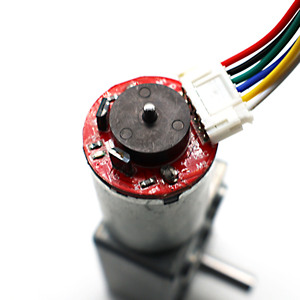 GM3246-370 25mm 24v Dc <strong>Worm</strong> Gear Motor 5-300rpm High Torque Gear Motor With Encoder - Product Image 3