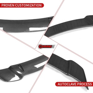 Alerón Trasero de Fibra de Carbono Estilo Te-chart para Porsche 911 992 Turbo S, Alerón Tipo Cola de Pato, Suministro Directo de Fábrica - Product Image 4