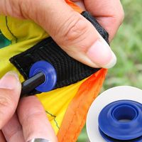 56766-Ensemble d'oeillets de bâche durables vert foncé pour une utilisation en plein air Stock couverture solaire extérieure piscine oeillets en plastique Camping randonnée