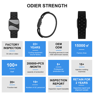 ODIER ODM OEM bluetooth Ant + brassard <span class=keywords><strong>optique</strong></span> moniteur de fréquence cardiaque Ip67 capteur Rechargeable étanche pour le cyclisme course à pied - Product Image 2