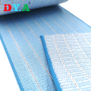 Fabricante venta personalizado Color línea de pescado banda elástica Super ancho elástico Velcroe correa para médico vendaje elástico cintura - Product Image 3