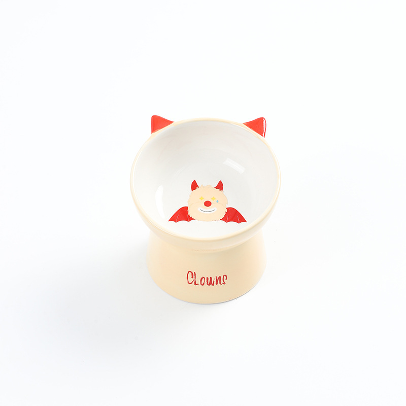 Red clown goblet bowl