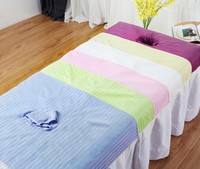 Vente en gros de tissu de massage, housse d'espace respiratoire ajustée, trou pour le visage, lit de spa, drap de table de massage, housse de coussin pour le visage