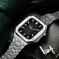 Modifikations-Set für Apple Watch Armband 8 7 6 SE 5 Apple Watch Gehäuse 45mm 44mm AP Mod Kit für Uhrengehäuse Edelstahl