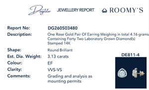 Direct Factory Supply Lab Grown Diamond <b>Stud</b> Earrings Solid Gold Fine Jewelry for Women 42 Stones Marquise Cut Luxury Available - Product Image 2