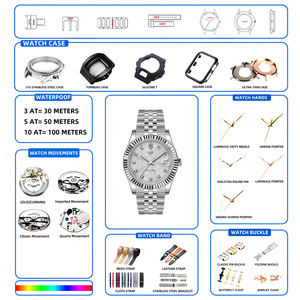 316 Material 3TM Waterproof Fashion Quartz <b>Watch</b> <b>for</b> Ladies Customized Sapphire Glass Citizen Movement Business Dial Pointer - Product Image 4