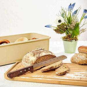 Moso กล่องขนมปังไม้ไผ่สีขาวกล่องอะคริลิคเป็นมิตรต่อสิ่งแวดล้อมภาชนะเก็บอาหารแบบดั้งเดิม - Product Image 1