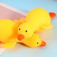 Jouet Squishy Canard Jaune Mignon à Remontée Lente, Anti-Stress, Jouet à Presser en TPR Souple pour Enfants et Adultes, Décompression de l'Anxiété