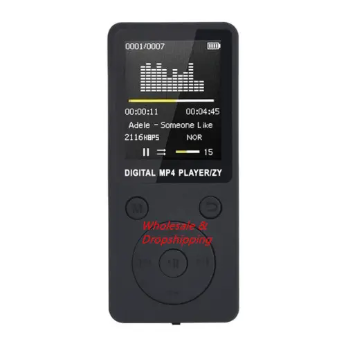 Hoge Kwaliteit Draagbare Mini MP4 Lossless Geluid Muziekspeler Fm Recorder Walkman Speler Mp3 Mp4 Speler