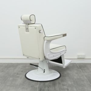 Fauteuil de Barbier en Cuir Moderne et Rétro pour Salon de Coiffure et Usage Domestique, Mobilier de Salon de Beauté avec Fonction Inclinable Hydraulique - Product Image 5
