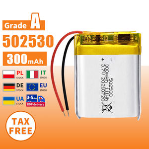 502035 502040 502530 503030 503035 lityum iyon polimer pil 3.7v 300mAh 400mAh 450mAh 500mAh şarj edilebilir Lipo pil - Product Image 1