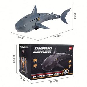 Jouet télécommandé électrique 2,4 GHz, requin télécommandé étanche, jouet de simulation radio - Product Image 2