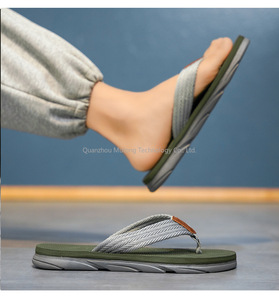 Nouvelles tongs de plage tendance en EVA pour hommes, épaisses, antidérapantes, pour l'intérieur et l'extérieur, vacances à la plage, vente en gros - Product Image 5