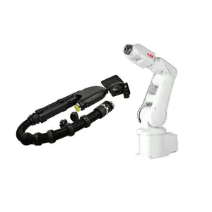 CNGBS Robot pipa menggabungkan dengan IRB 120 Robot industri digunakan untuk penanganan sebagai lengan Robot