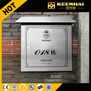 Boîte <span class=keywords><strong>aux</strong></span> <span class=keywords><strong>lettres</strong></span> debout en acier inoxydable pour jardin extérieur Boîte <span class=keywords><strong>aux</strong></span> <span class=keywords><strong>lettres</strong></span> résidentielle avec serrure - Product Image 4