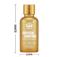 Kit de revêtement en quartz en gros 30 ml 9h Scellant de peinture pour voiture Revêtement céramique 9h Nano cristal Revêtement en graphène