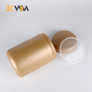 Golden HDPE Powder Canister 420-1000ml Opaque Matte 100mm Wide Mouth for Protein Powder &amp; Milk Formula Storage - Product Image 3