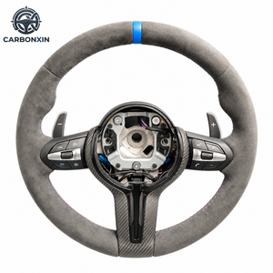 Volante Deportivo M Sport con Detalles en Fibra de Carbono para F10 M5 F20 F30 F32 M3 F80 M4 F82 M2 F87 F90 F11 F13 X5 F15 - Product Image 4
