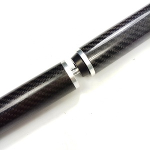 Xmlivet, personalizado, 8,5 pulgadas, billar de carbono negro, extensión de tacos de billar para Mezz o P3, se puede extender dos veces, extensores de taco, superventas - Product Image 4