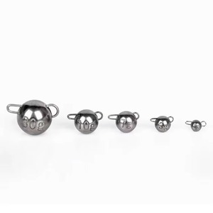 Multicolor tungsteno <span class=keywords><strong>Cheburashka</strong></span> 0,3-3G Swing Jig Head pesca en aguas profundas tungsteno caída peso suave señuelo cebos pesas de pesca - Product Image 1