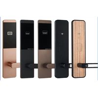 Système de porte de sécurité par carte Entrée sans clé Coffre-fort Poignée électronique électrique Clés de verrouillage Cylindres de porte Système de verrouillage de porte d'hôtel Intelligent