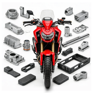 Componenti di Precisione in Alluminio Lavorati CNC per Moto, Produzione OEM ODM per Acquirenti all'Ingrosso - Product Image 1