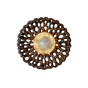 Luxury Elura Teak Wood LED Wall Lamp Modern Decorative Style for Home Interior Bedroom Living Room Hotel - Product Image 1