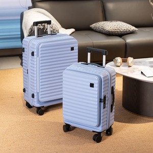 Valises rigides extensibles à ouverture frontale, étanches, antivol, avec poignée et roues pivotantes, ensemble <span class=keywords><strong>de</strong></span> 3 pièces, bagages à main - Product Image 3