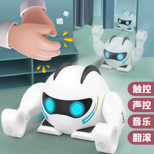 Hy đồ chơi Le neng nhảy múa Robot bé Đồ chơi thông minh cảm ứng cảm ứng điều khiển bằng giọng nói nhào lộn lộn bò - Product Image 2