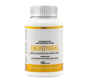 OEM Energy heal ขับเคลื่อนด้วยแอชวากันด้ามาคาและแคปซูลอาหารเสริมเพื่อสุขภาพไซเบีย